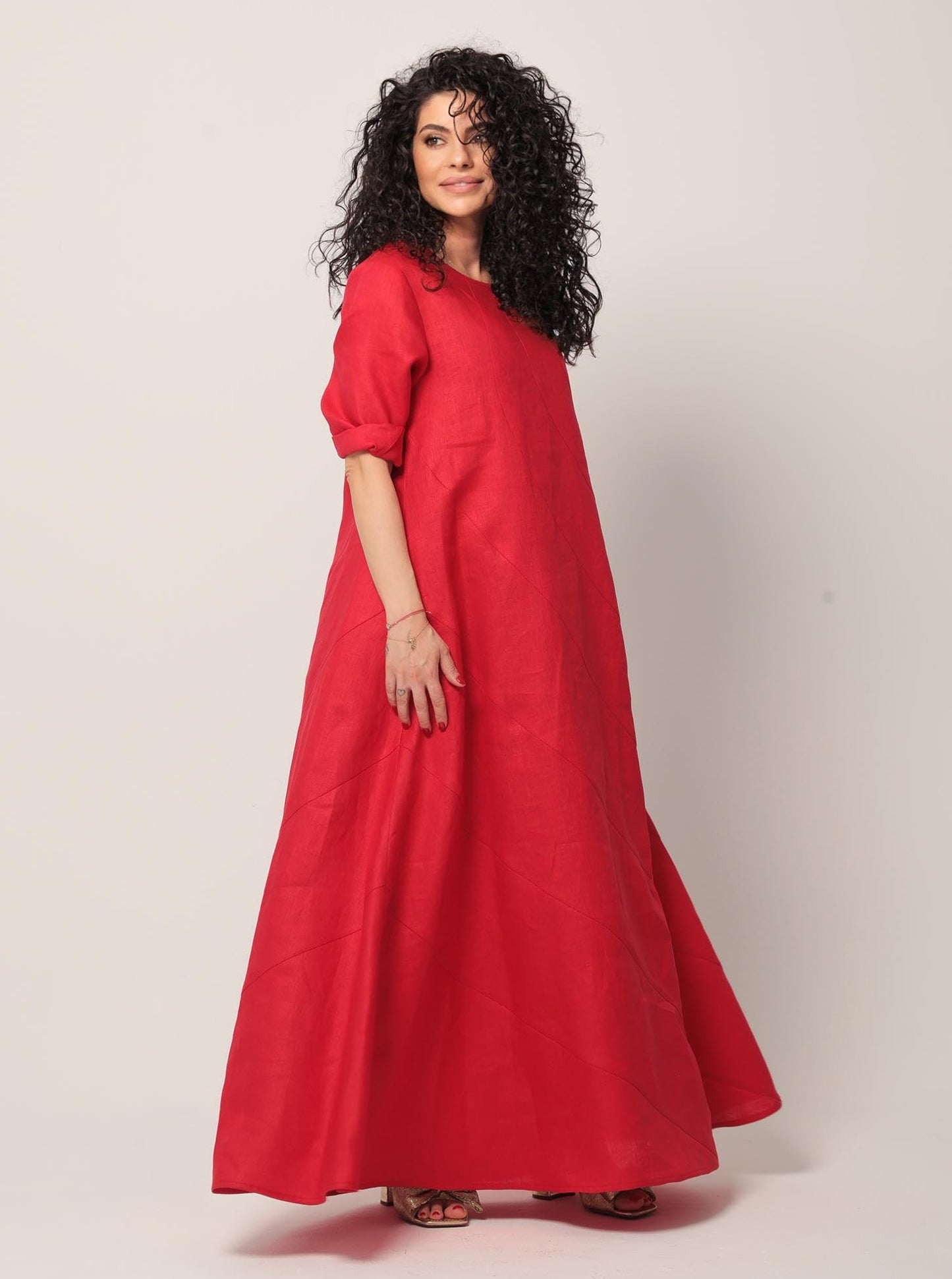 LILY Linen Dress