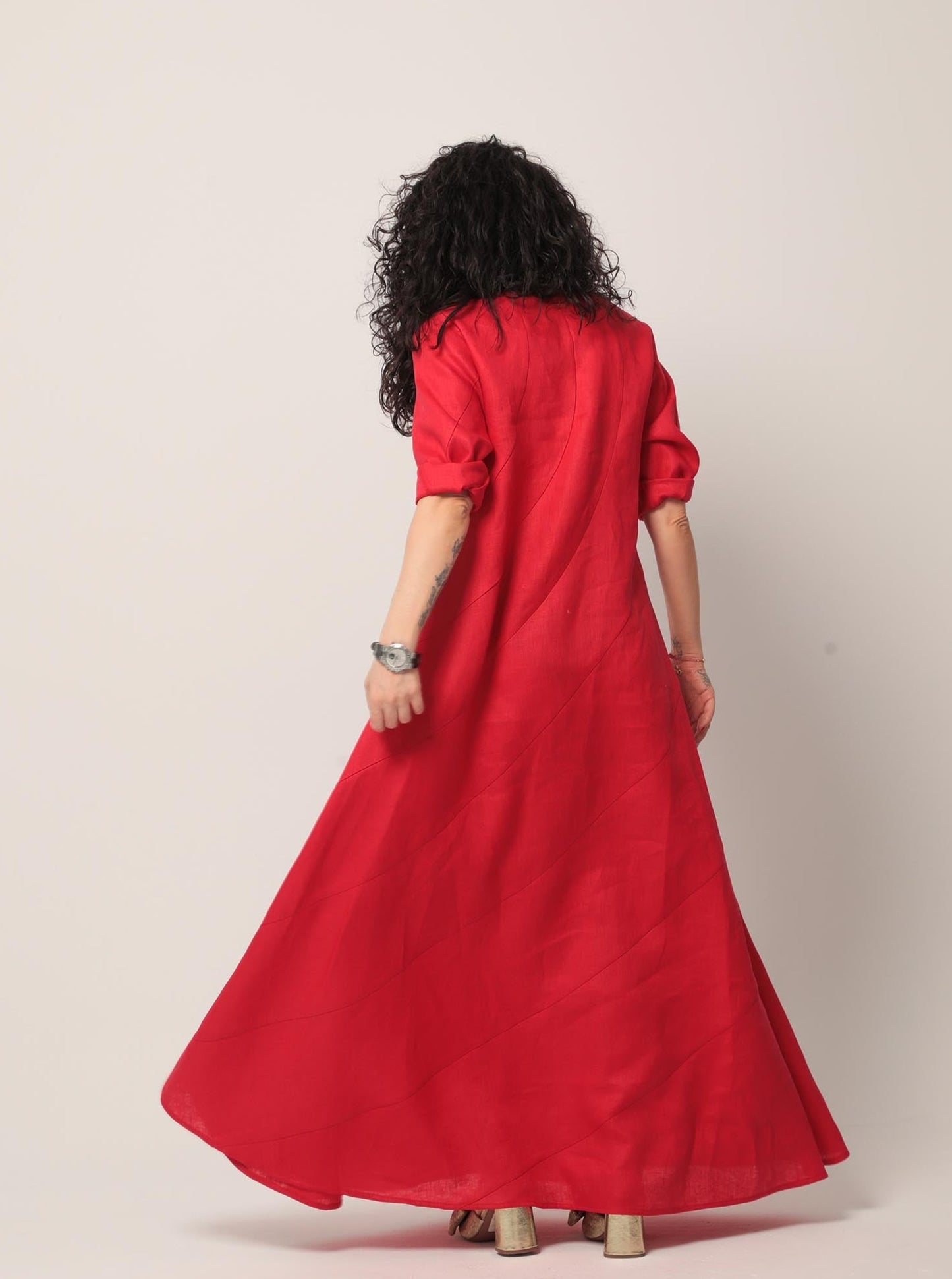 LILY Linen Dress