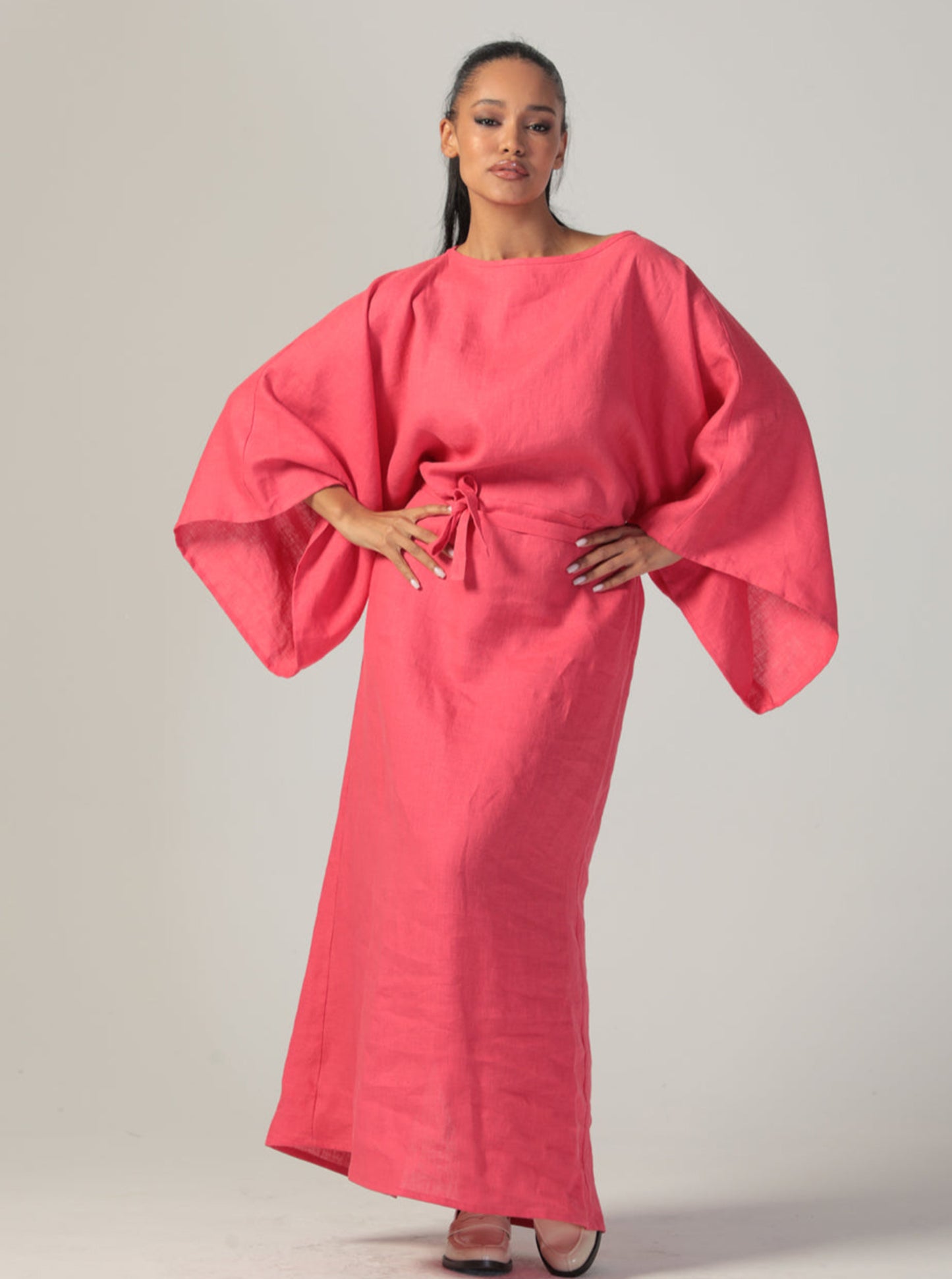 ESTELLE Linen Dress