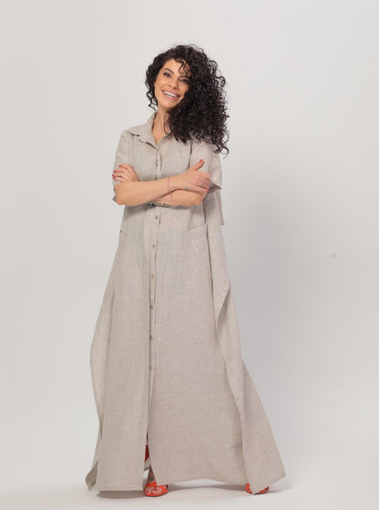 ISABELLA Maxi Linen Dress