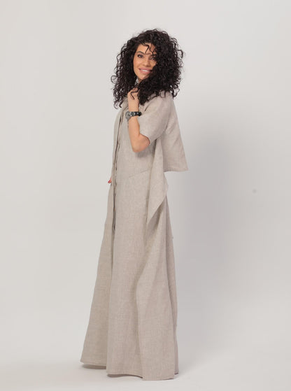 ISABELLA Maxi Linen Dress