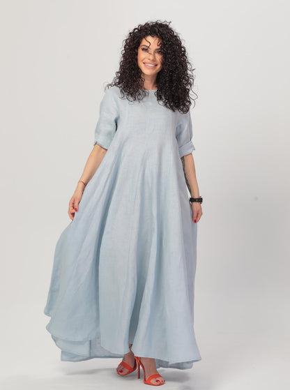 SHARON Maxi Linen Dress