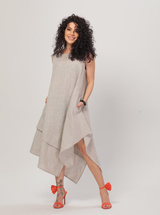 ADDISON Linen Dress