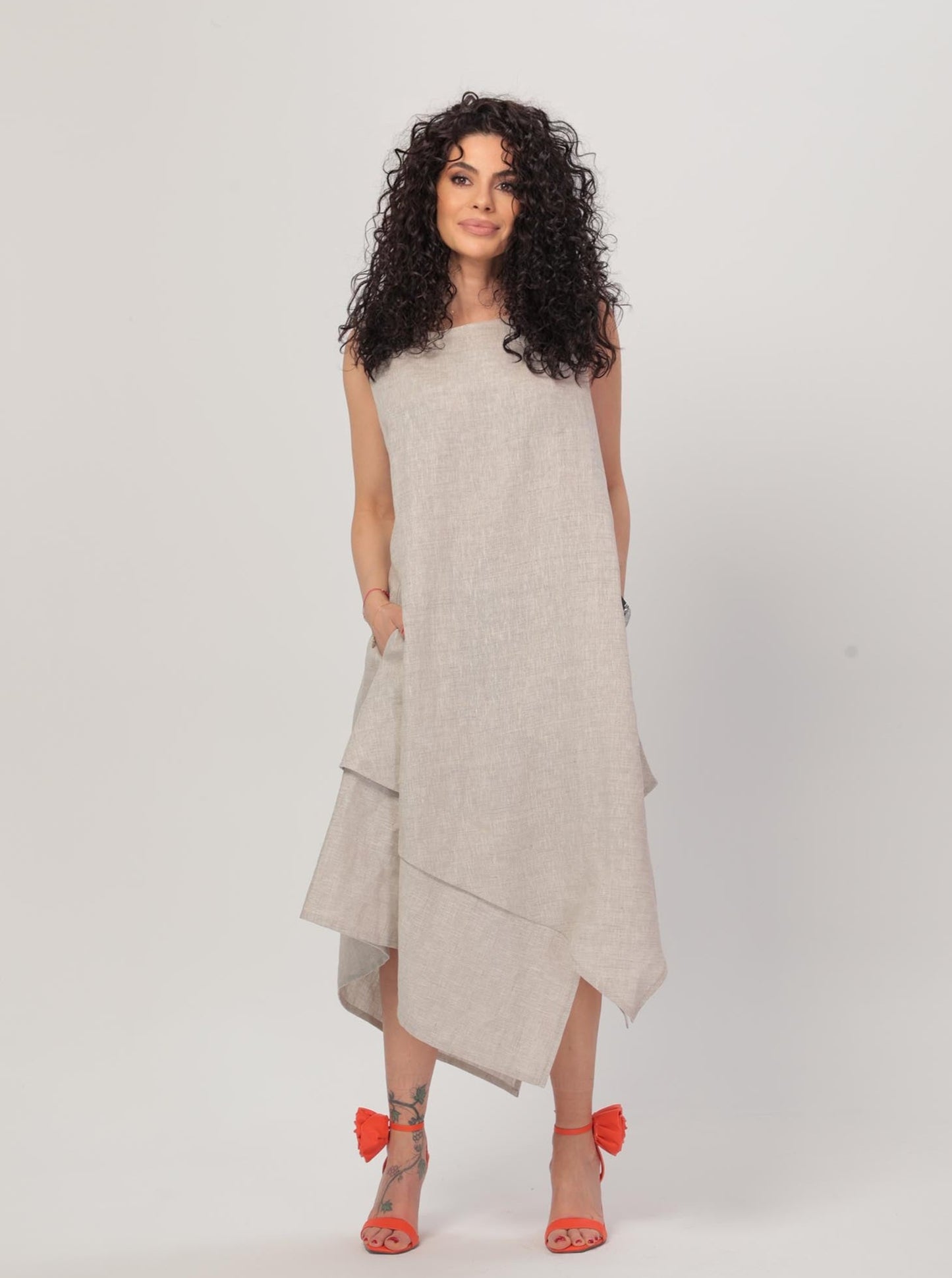 ADDISON Linen Dress