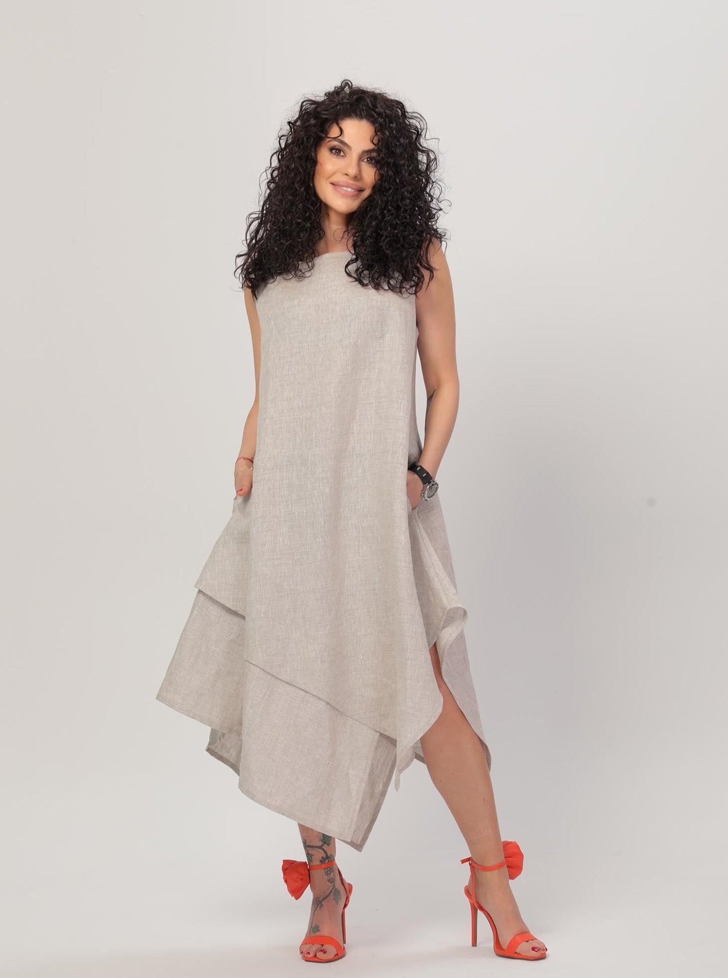 ADDISON Linen Dress