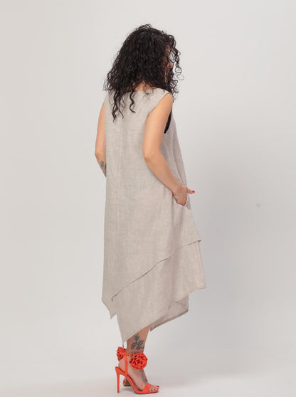 ADDISON Linen Dress