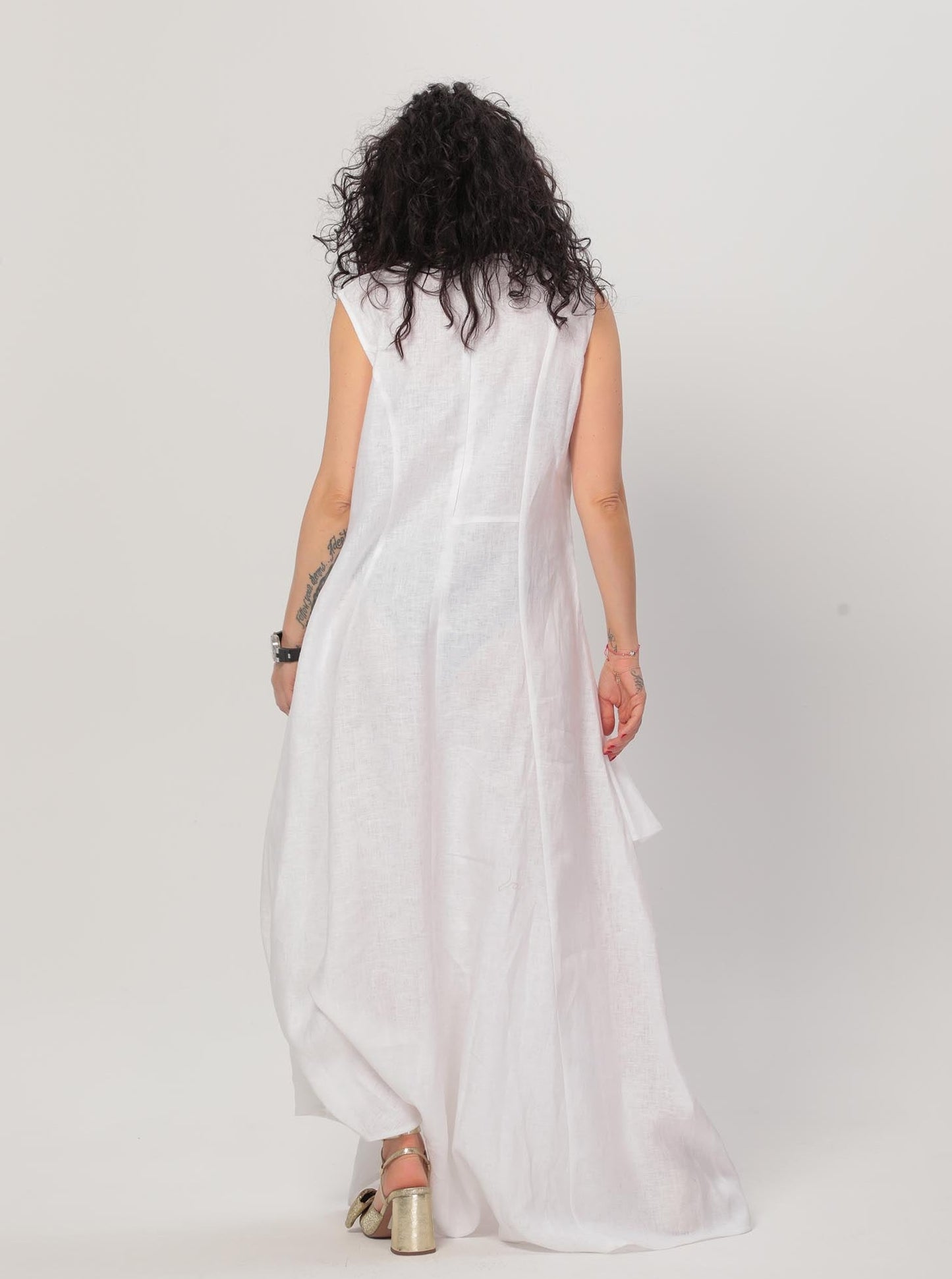 EVELYN Linen Dress